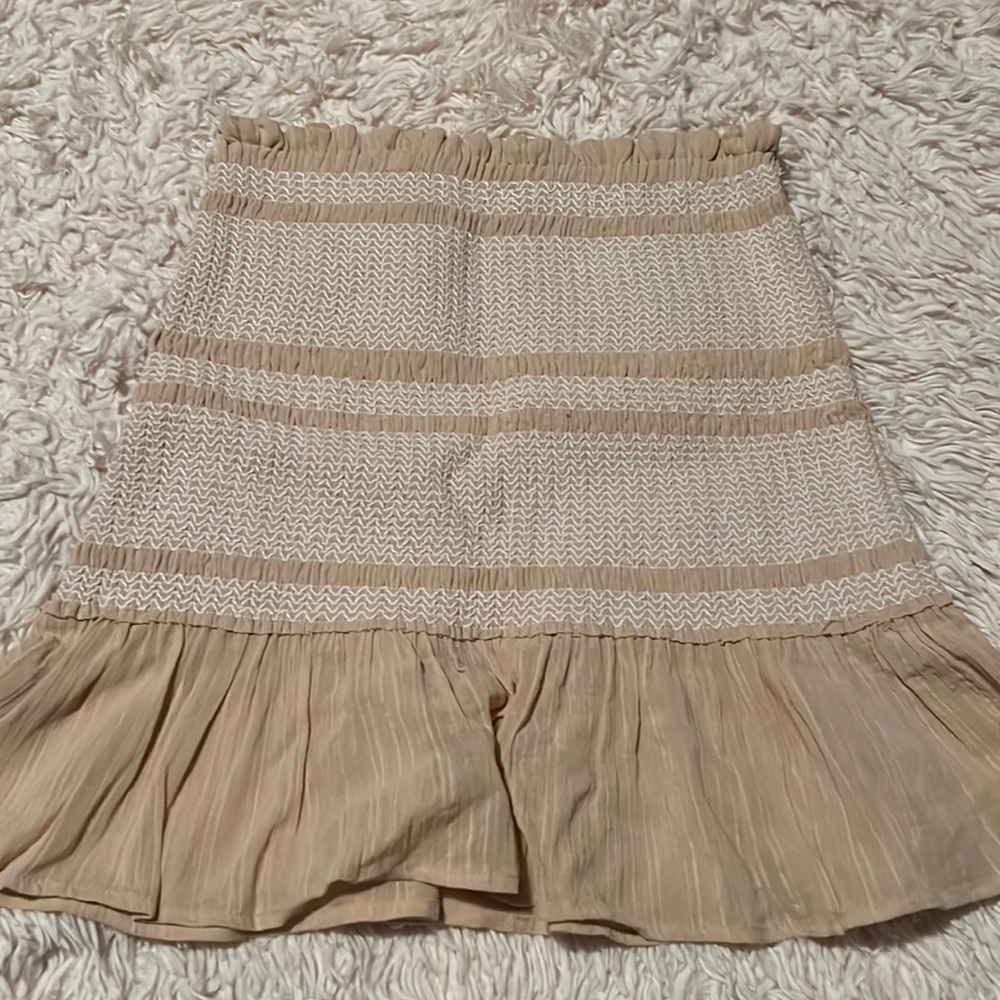 Wishlist Ruched Ruffled Skirt, size M.